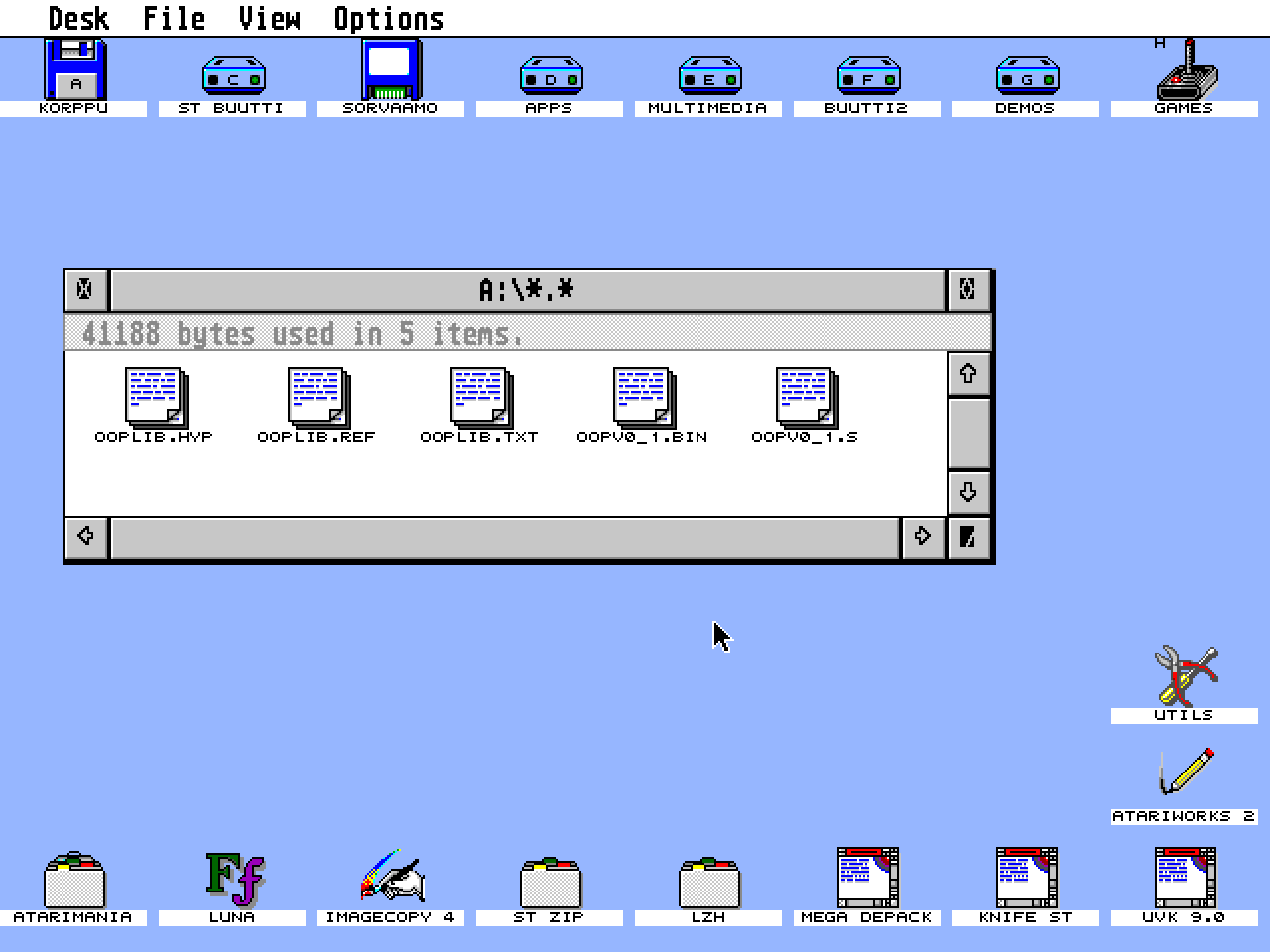 OOPLIB — screenshot 1